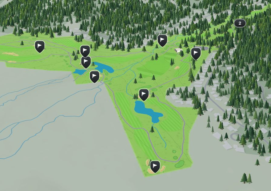 Native Ridgecrest Golf Course map